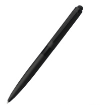 2 in 1 stylus pen promotional gift items matte black color ball pen